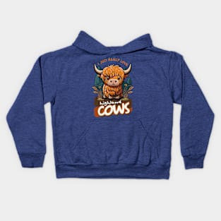 I love highland cows Kids Hoodie